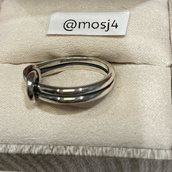 Retired James Avery Lovers Knot Ring - Picture 3 of 4
